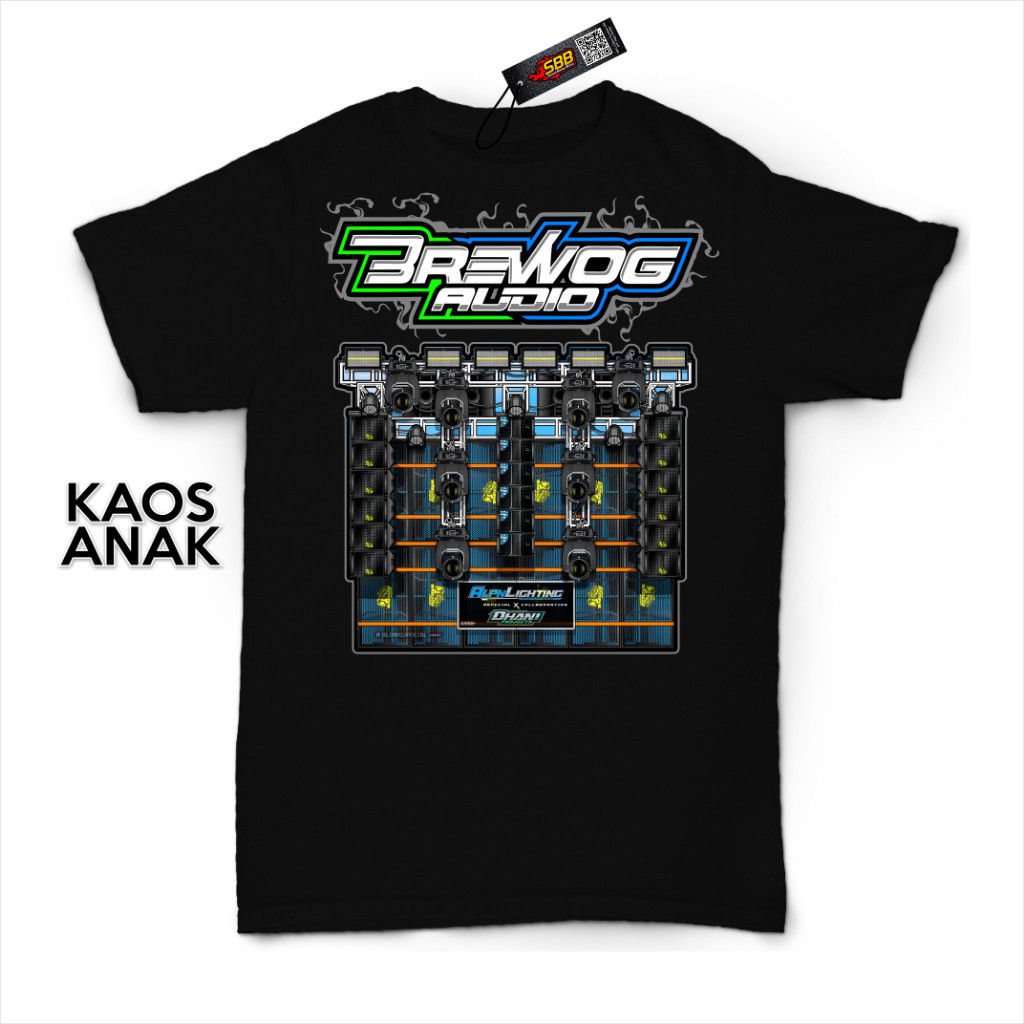 Baju Kaos Sound System Anak Brewog Audio Sound Horeg Team Sotok Katun | Sound Balap Blitar