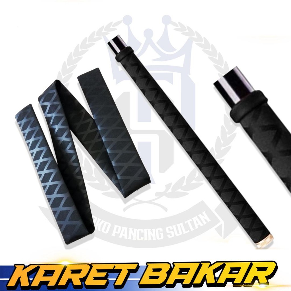 Grip Karet Bakar Motif Sisik Pelindung Joran Tegek 1 Meter