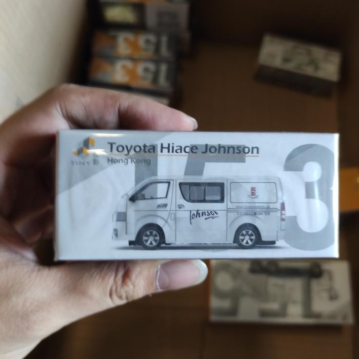 DIECAST TINY TOYOTA HIACE JOHNSON