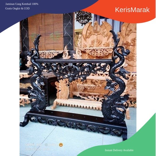 jagrak keris isi 5 naga kembar alusan kediri  - finishing antikan keris KJS61 - finishing KHS14