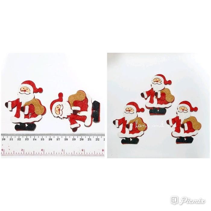 Hiasan Flanel Natal Santa Claus (FB) Besar