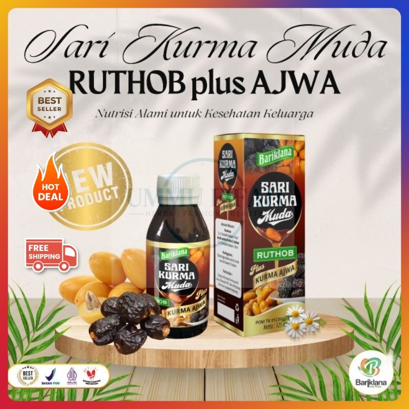 

SARI KURMA PREMIUM RUTHOB + AJWA/ DISTRIBUTOR RESMI TASIKMALAYA / UMMU FIFAH STORE