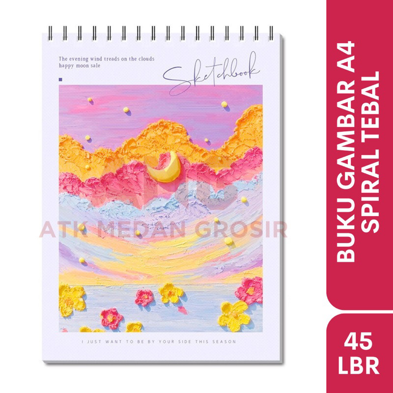 

Buku Gambar Sketsa A4 Tebal 45 lembar 90 halaman