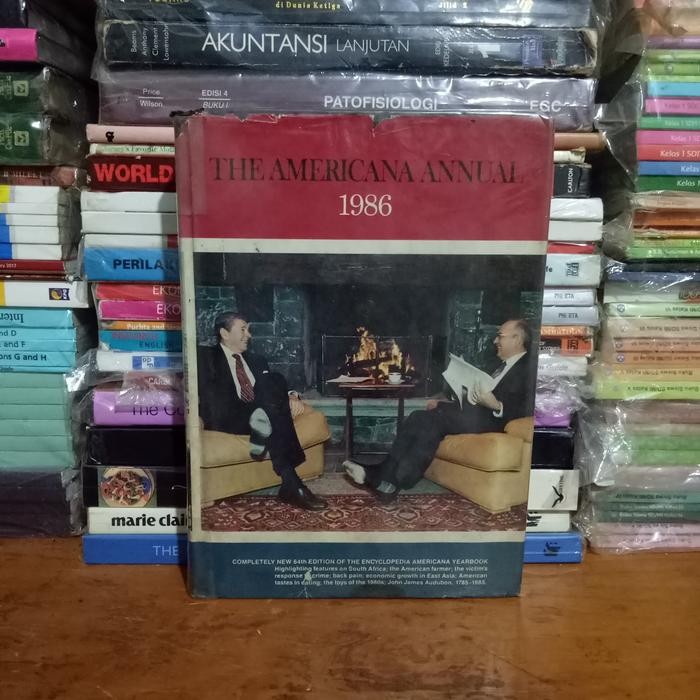 Ori HC Import Buku The Americana Annual 1986 Encyclopedia Americana