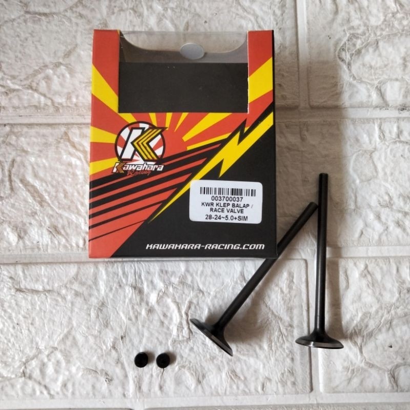 Payung Klep Kawahara Racing + Sim Klep Batang 5mm 28/24 34/29 31/26 29/24 30/24 Payung Klep Kawahara