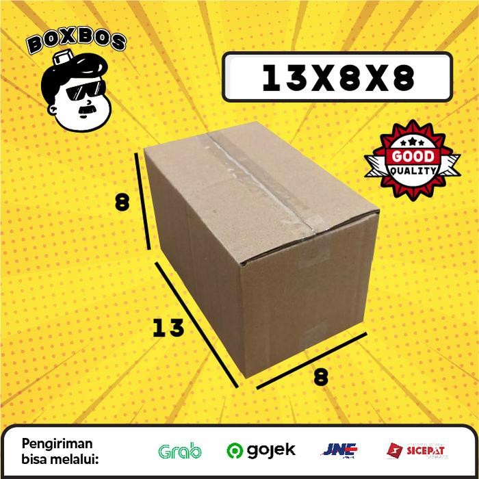 

KARDUS BOX uk 13x6x6 CM Kotak Packaging Corrugated SHEET POLOS