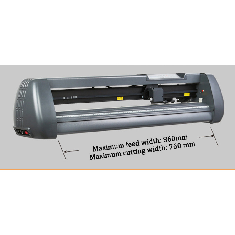 

SK-870T Cutting Plotter Cutting Machine With Artcut Design Software/USB Port With Built-In Memory For Cutting 760 MM