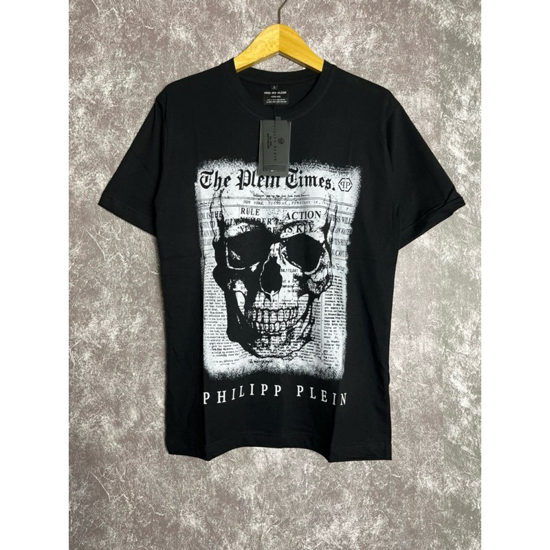 Kaos Philip plein tengkorak reguler unisex