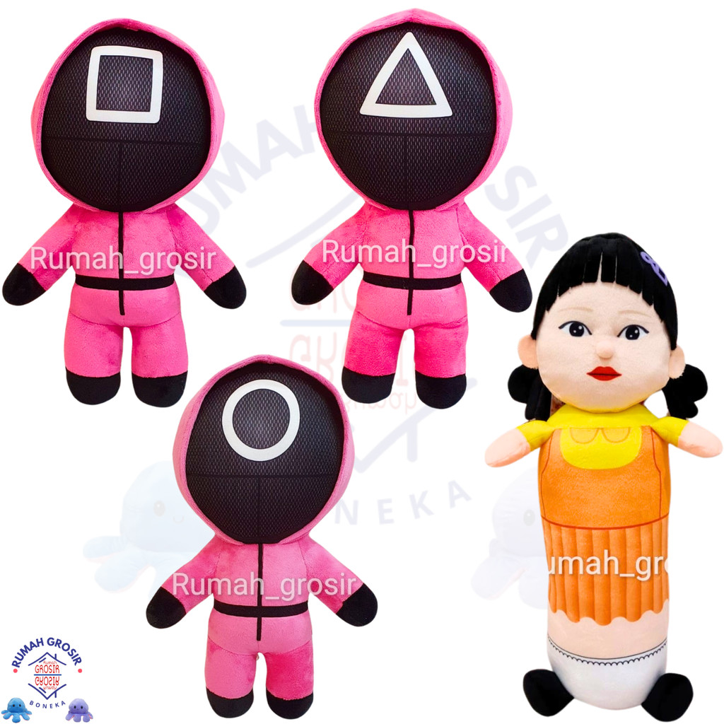(Rumah Grosir Boneka) Boneka Squid Game Korea Game Squid Game Korea