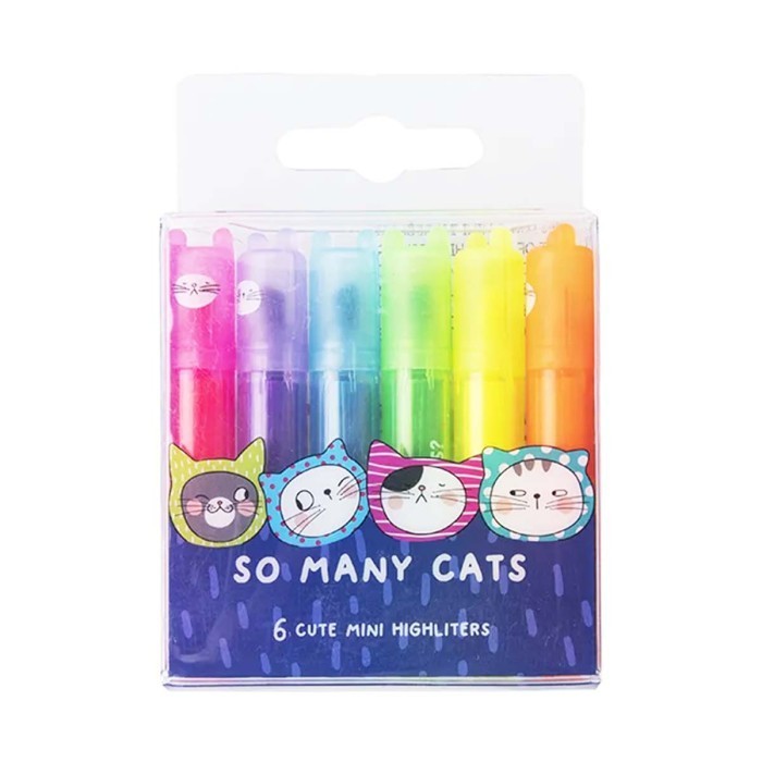 

Stabilo Highlighter Mini Set So Many Cats M&G AHM22574 AHM22575 Isi 6 Pcs