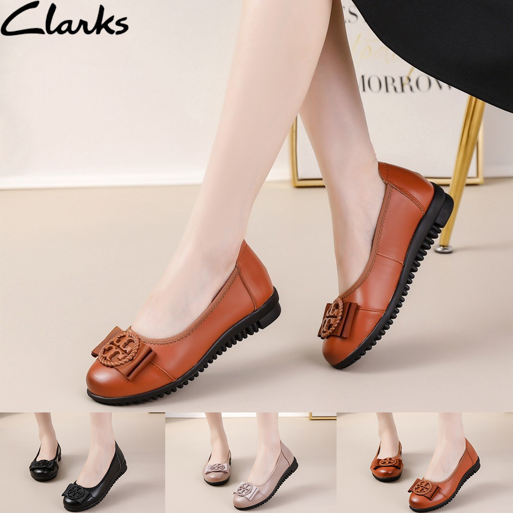Sepatu wanita Tory burch Miror flat ballerina full kulit tory flat balerina