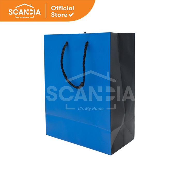 SCANDIA Paper bag Gift Bag Matte Medium Blue (SC0403)