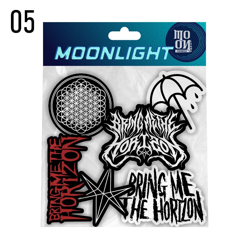 

STIKER PACK BAND BMTH BRING ME THE HORIZONS - MOONLight 05