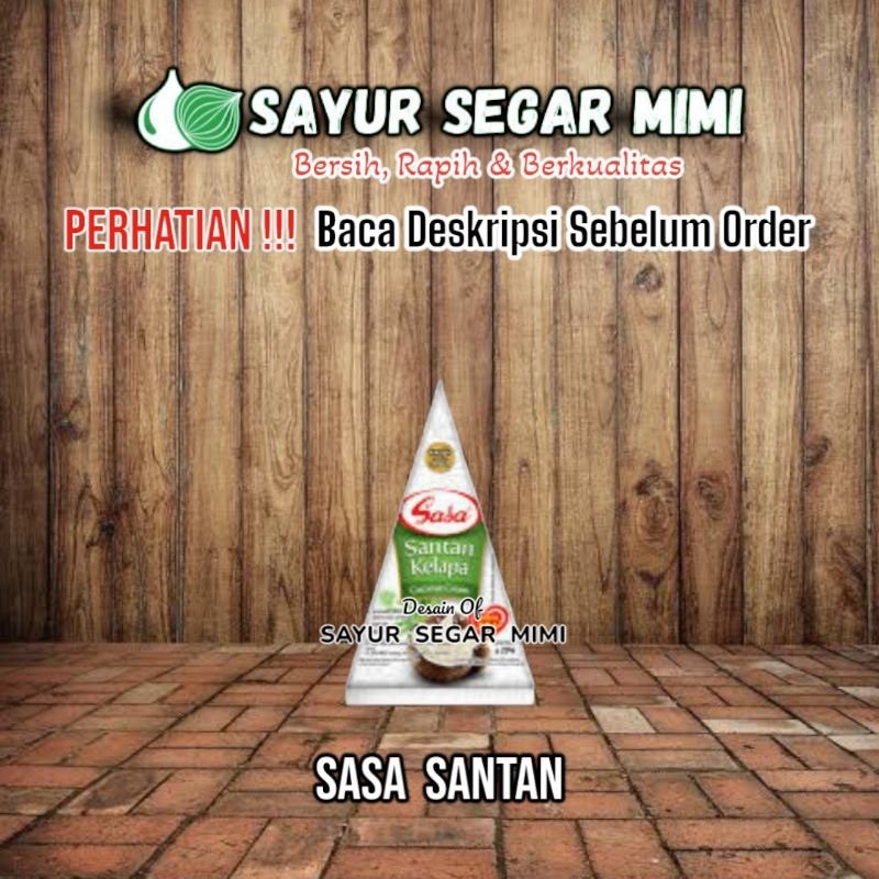 

Sasa Santan Cair 1Pcs - Sayur Palembang