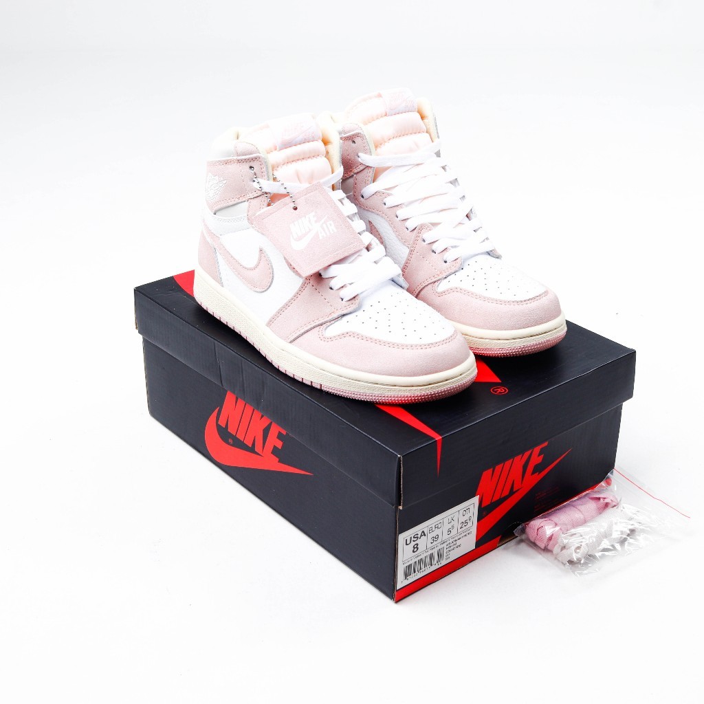 (ZEEZ) Sepatu Nike Air Jordan 1 Retro High Washed Pink