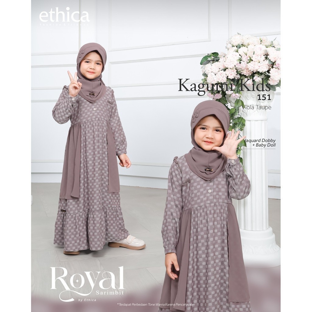 Gamis Anak Kagumi Kids 151 Dress Muslim terkini dan terlaris By Ethica