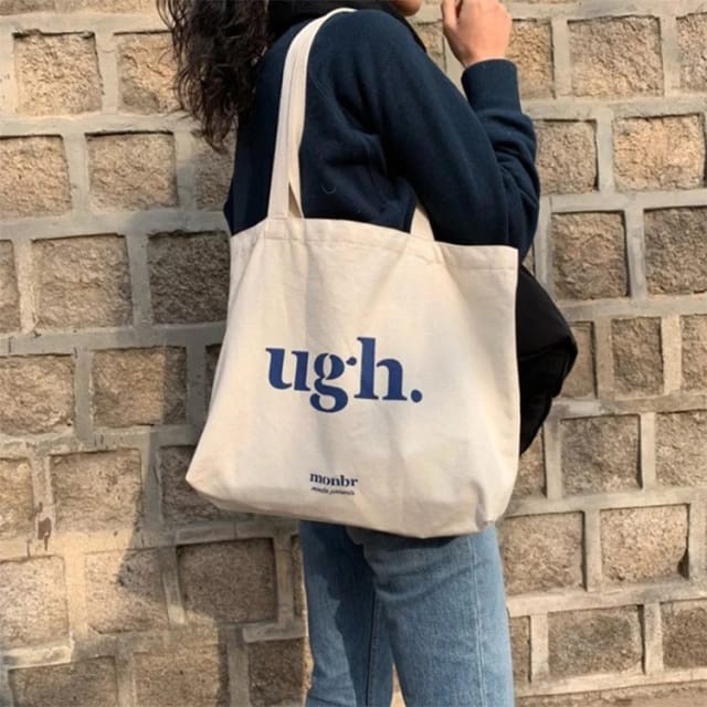 TOTEBAG KANVAS WANITA BIG TOTE UGH