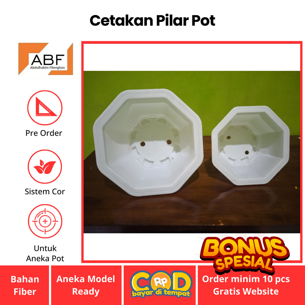 cetakan pot bonsai fiber /
pot tanaman/
pot bonsai/
pot bonsai semen/