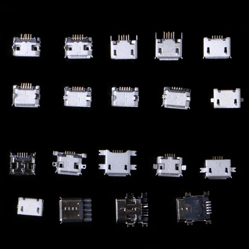【SIAP】Soket Micro USB Kosong Tipe Betina / Konektor Soket Charger Micro USB 5 Pin Female Universal