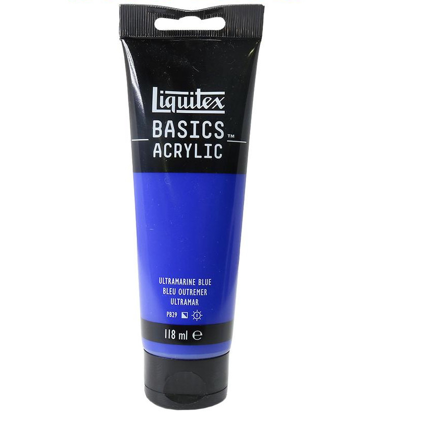 

Gramedia Surabaya - CAT AKRILIK / ACRYLIC LIQUITEX BASIC 118ML 8870030LQ ULTRAMARINE BLUE