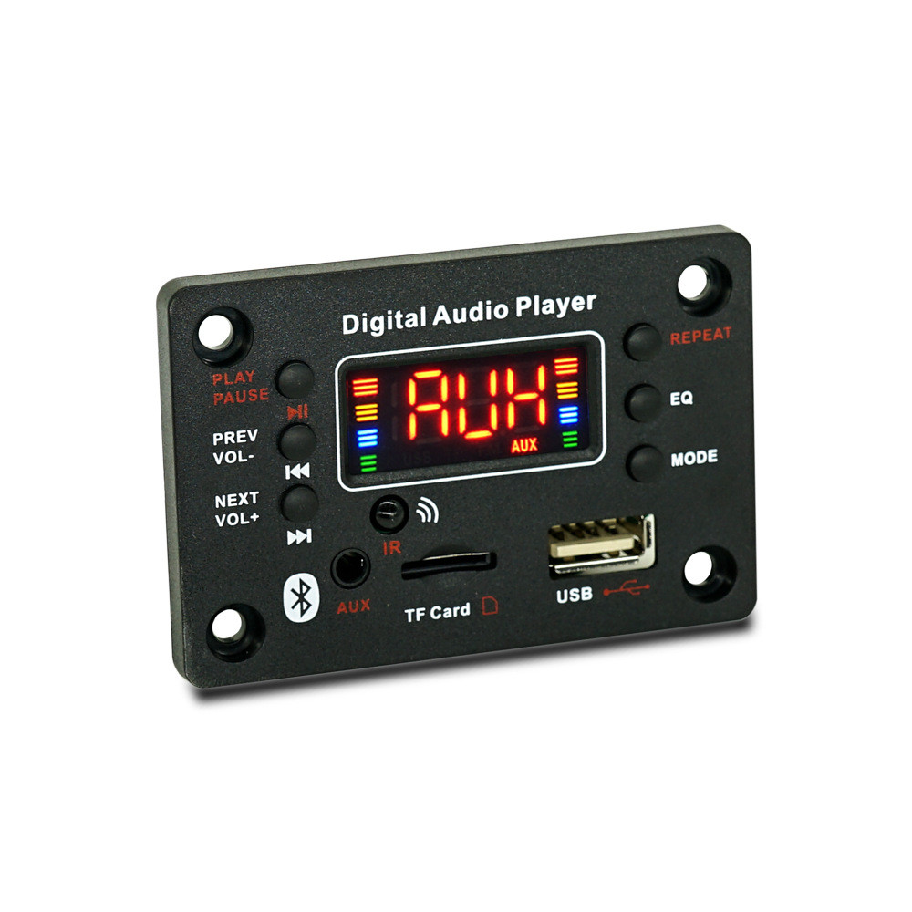 12V MP3 Decoder Board Bluetooth5.0 Car MP3 Player USB Recording Module FM AUX Radio For Speaker Hand