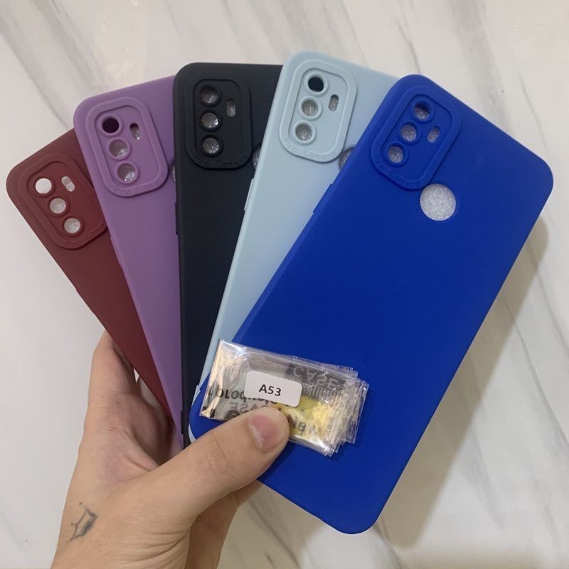 Case Macaron Oppo A53 - Sofcase Luxury Pro Camera Matte Edge