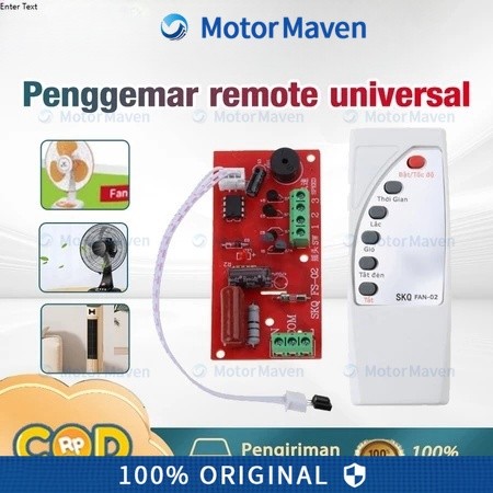 Modul + Remot universal Kipas Angin Modul Pcb Kipas Angin Yundai / Arashi / Maspion / Cosmos / Miyak