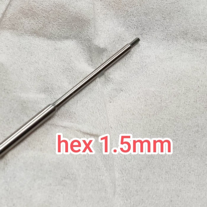 Mata obeng hex 1.5mm baut kopel ger hex RC MN WPL