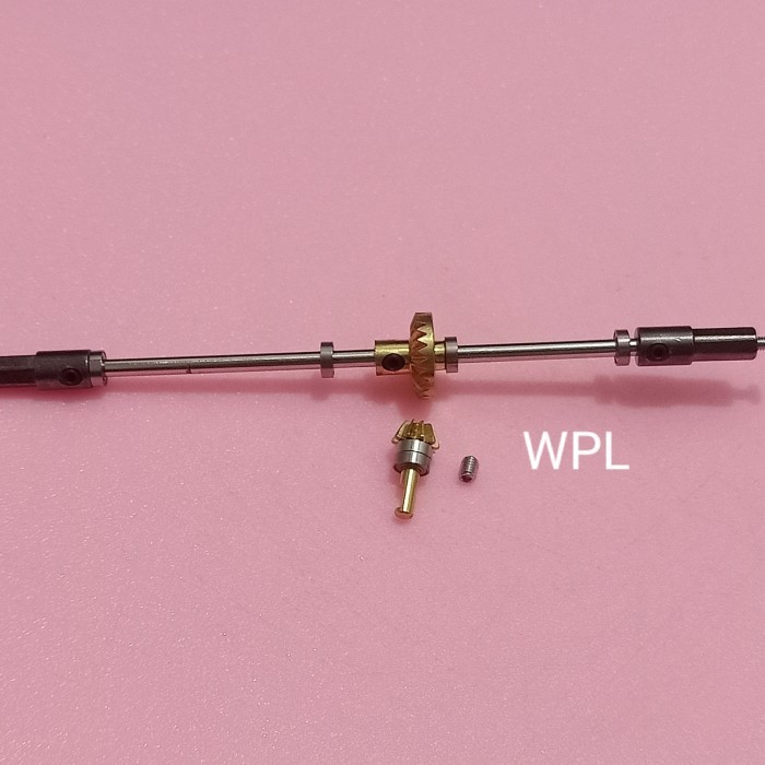 Upgred set metal gardan belakang RC WPL