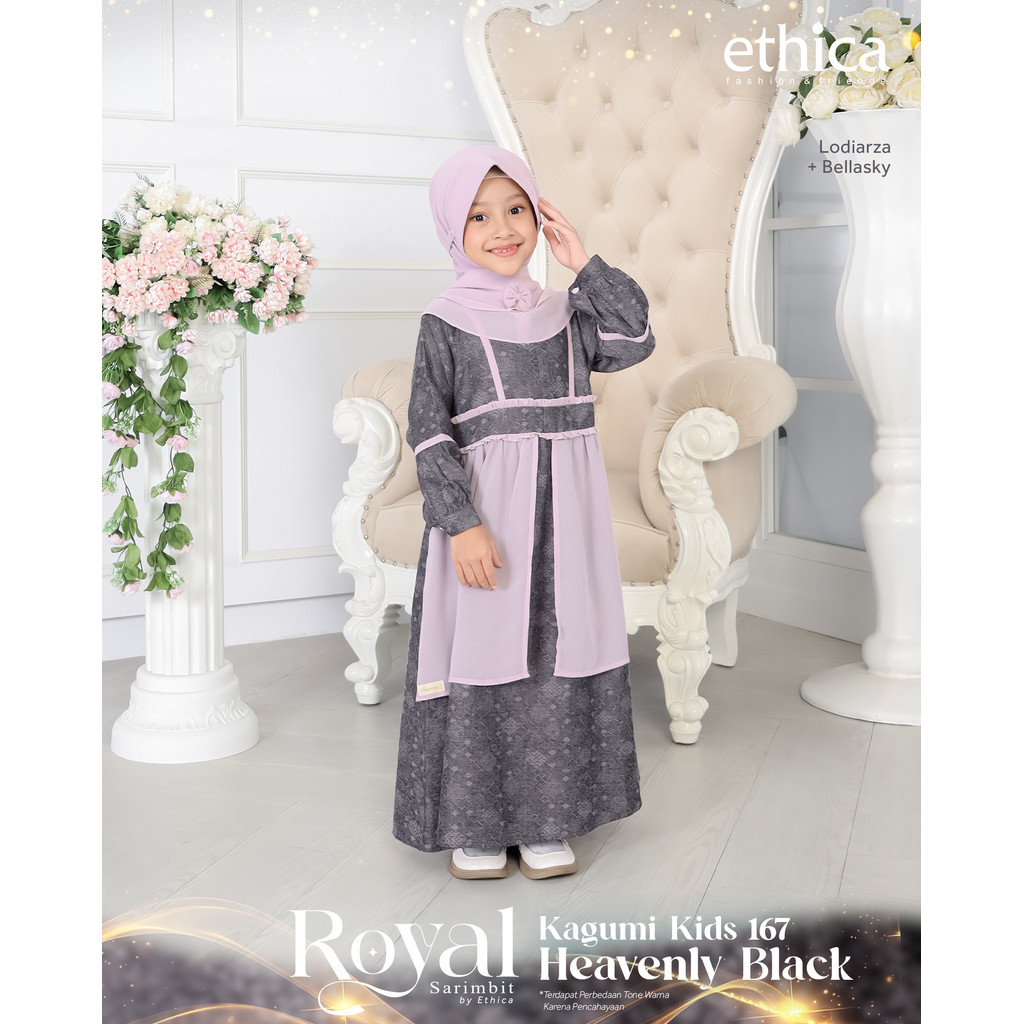 Sarimbit Royal Busana Muslim Anak Perempuan Kagumi Kids 167 by Ethica