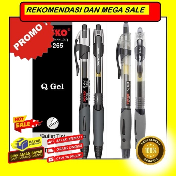 

Rekomendasi Terlaris Pulpen Joyko Gel Cetek Q Gel G P-265 (1pak -12pcs) - PEN DV 902 Promo