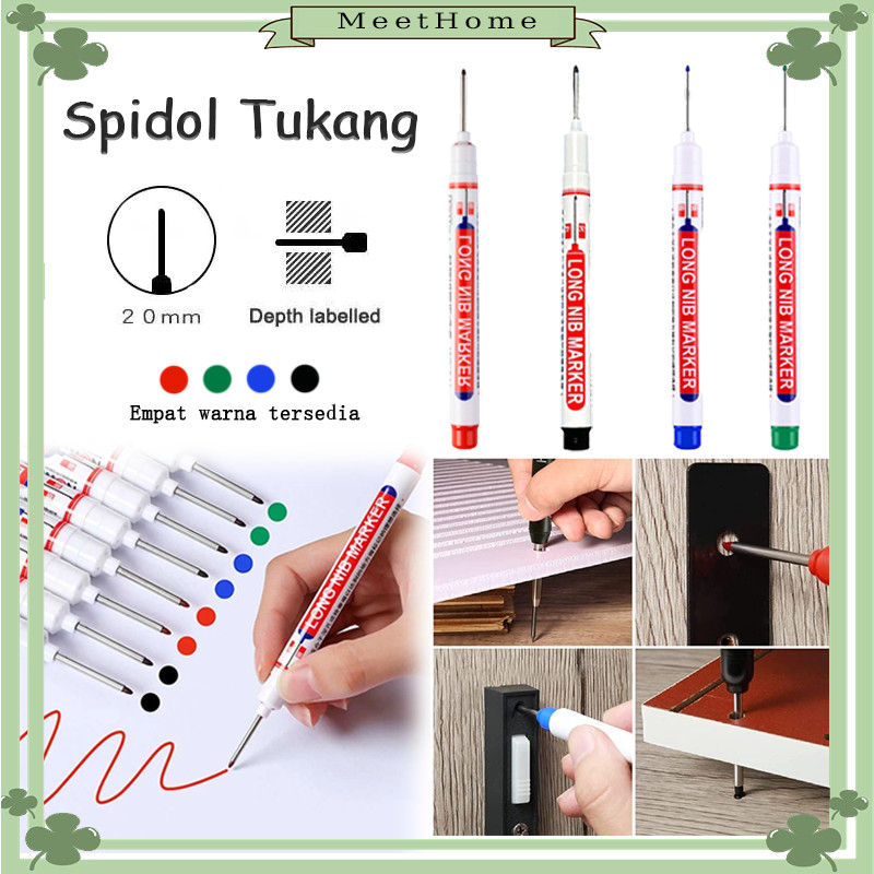 

Spidol Kepala Panjang Nib Marker Cepat Kering Anti Air Long Head Marker Multiguna