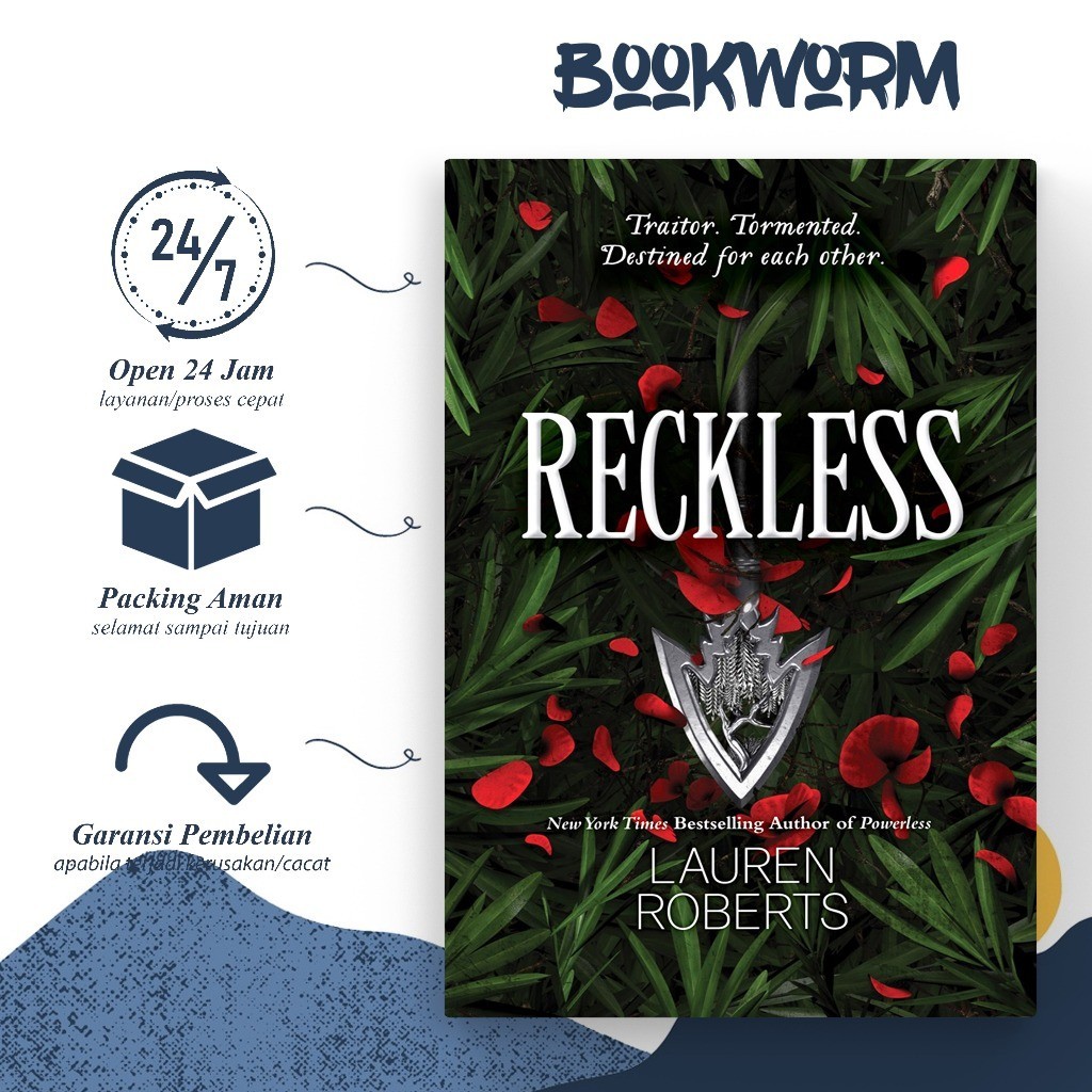 Reckless (The Powerless Trilogy, #2) by Lauren Roberts (English)