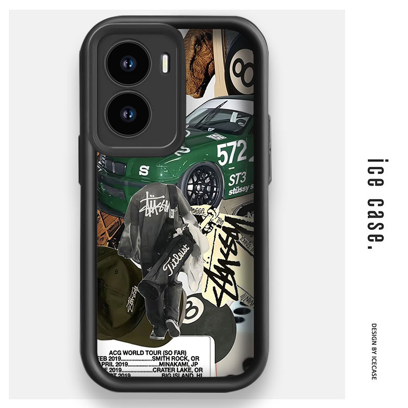 Soft Case Untuk Vivo S1 S1 Pro Y02 Y21 V23e V29 5G Premium Silicone Vivo Y16 Y27 Cowok Shockproof HP