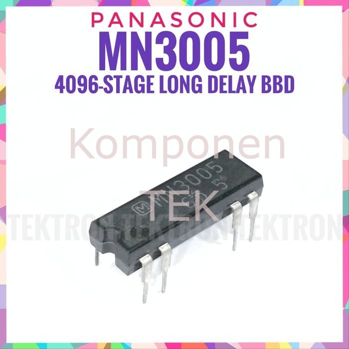 Panasonic MN3005 4096 Stage Long Delay BBD IC Echo delay