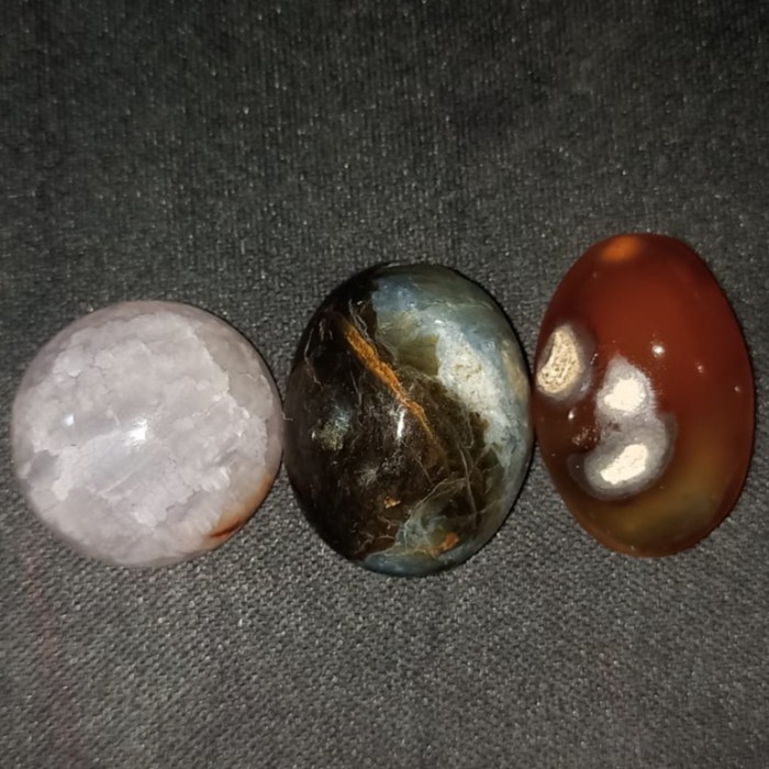 Paket Nomor 46 Natural Batu Akik Motif Gambar Unik Antik Bukan Cincin Perak Emas Bacan Pirus Kecubun