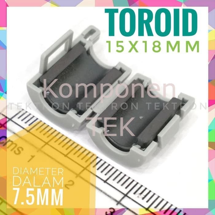 Ferit kabel EMI filter 7.5mm ferrite core