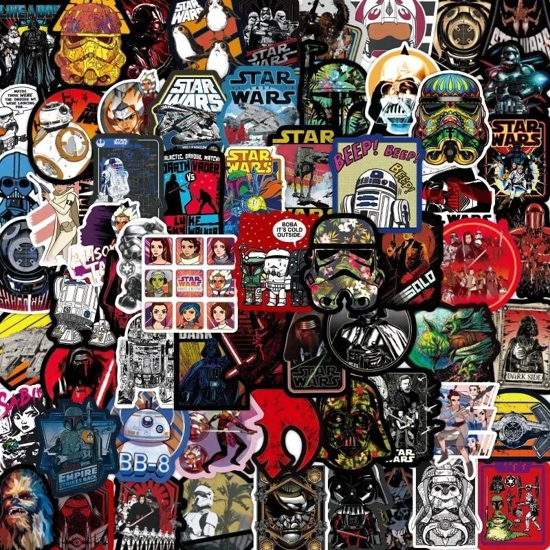 

100Pc Star Wars Stickers Laptop Motorcycle Phone Car Suitcase Decals DIY Waterproof Sticker for Children Toy