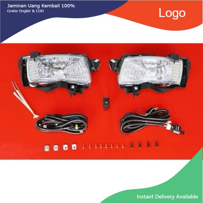 Foglamp fog lamp lampu kabut komplit full set innova lama old 2004 2005 2006 2007 1 set Litlle_Varia