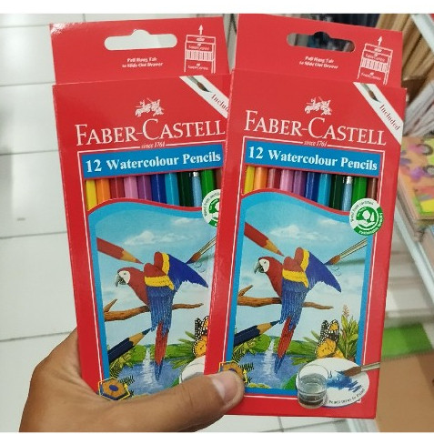 

PENSIL WARNA FABER-CASTELL WATER COLOR 12 WARNA L (114462) 123