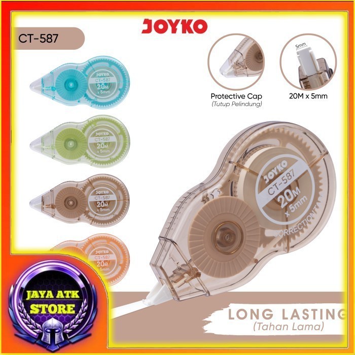 

Joyko Pita Koreksi Correction Tape CT-587 Tip-X Kertas Penghapus Pena Ecer