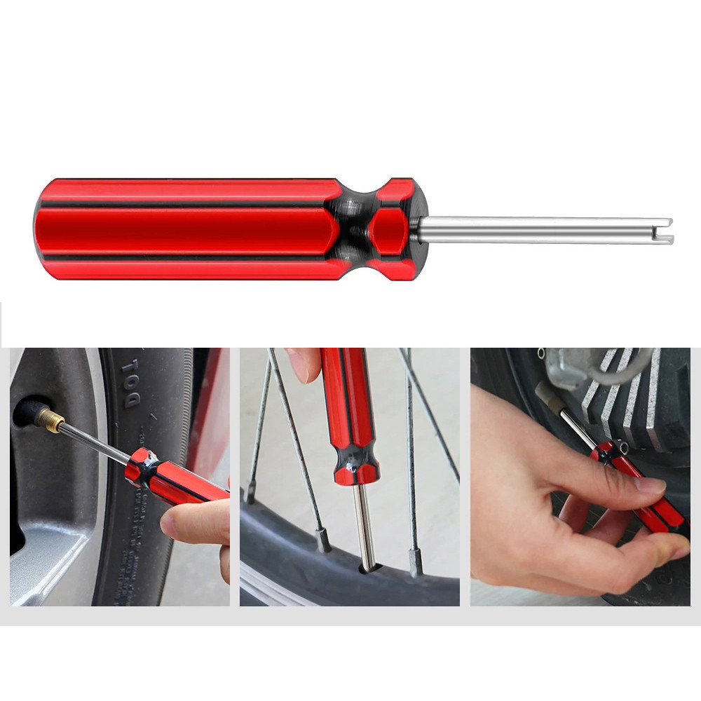 Valve Stem Removal Tool Single and Double Heads Valve Core Remover Tire Repair Tools for Cars Trucks