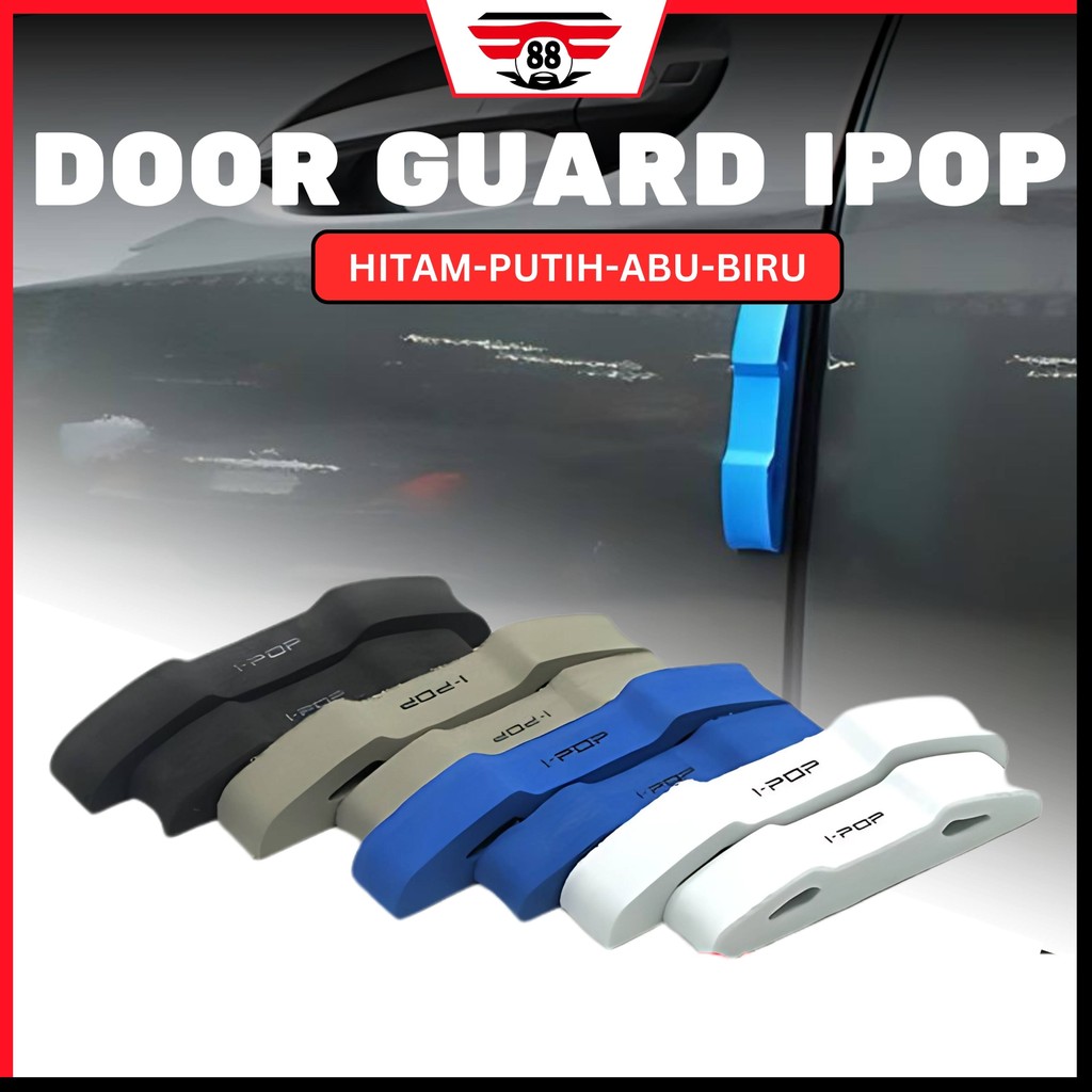 Door Guard IPOP Power Handle Stir Mobil Steering Powerhandle Carbon Anti Slip Busa Eva Foam Pelindun