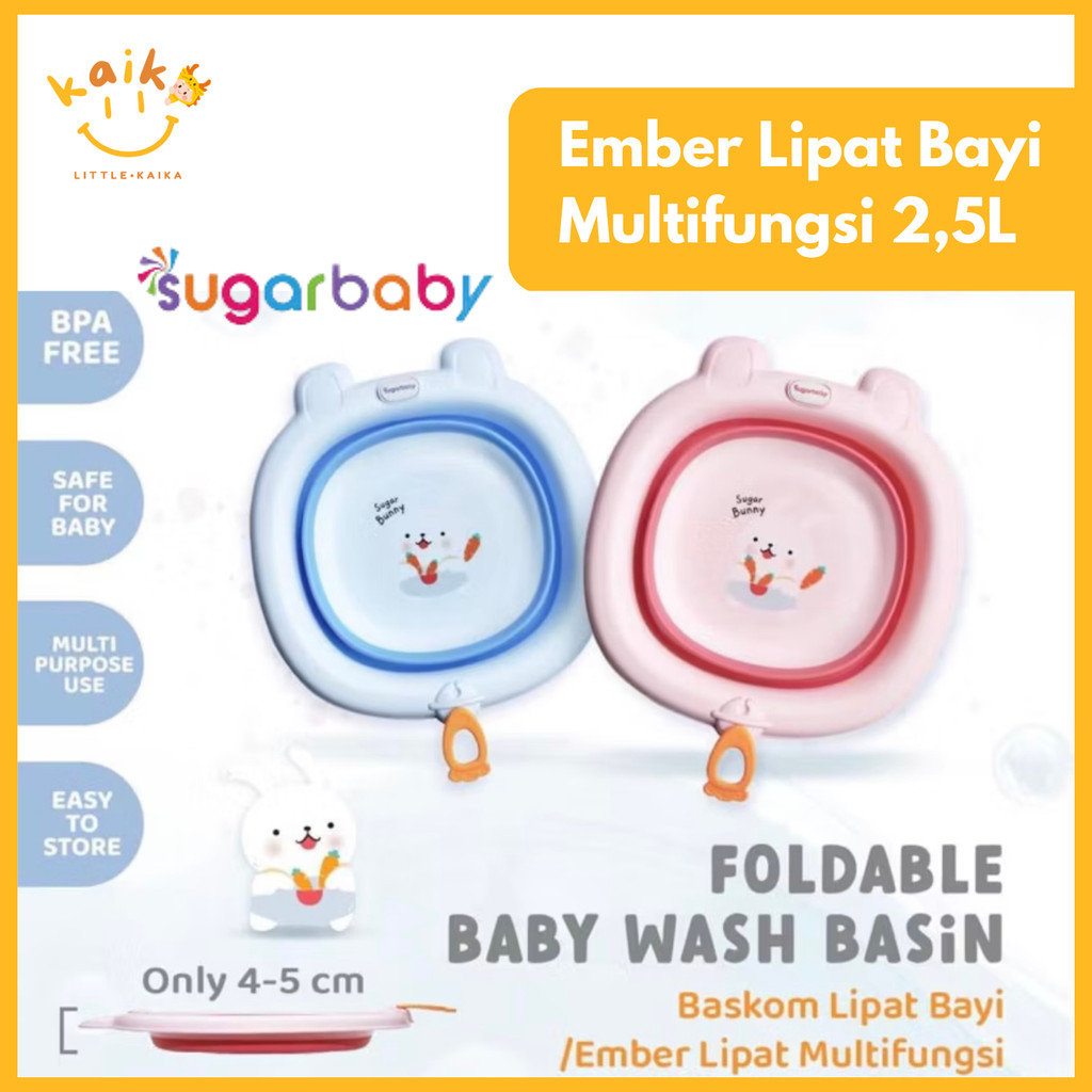LITTLE KAIKA | Sugar Baby Baskom Lipat Bayi / Ember Lipat Bayi Mandi Ember Serbaguna Multifungsi / F