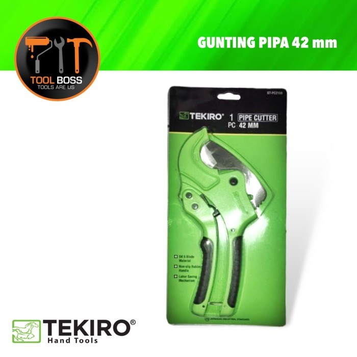 

TEKIRO PIPE CUTTER 42 MM - GUNTING PIPA PARALON PVC