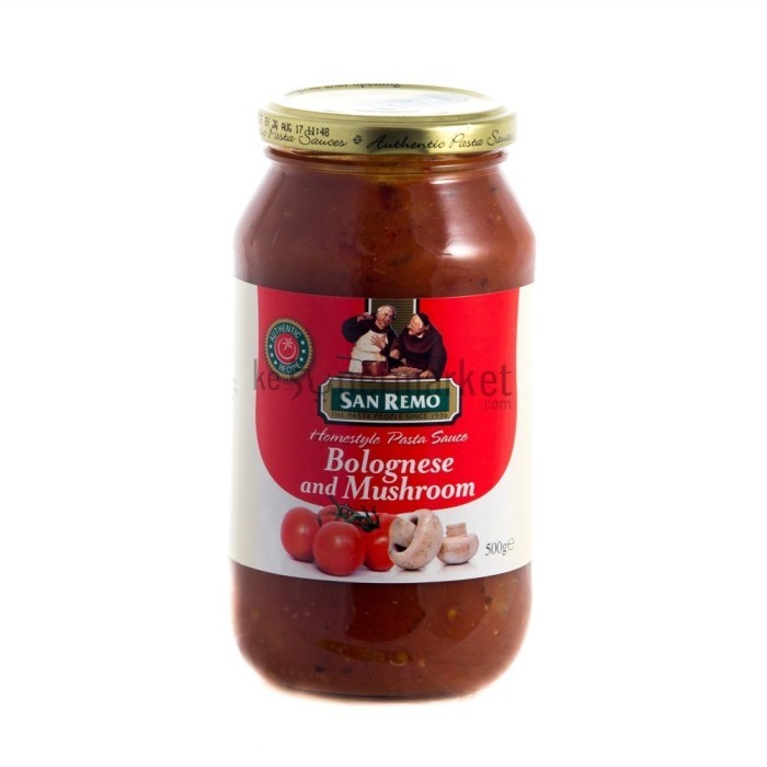 

San Remo Pasta Sauce Bolognsmshrm 500gr