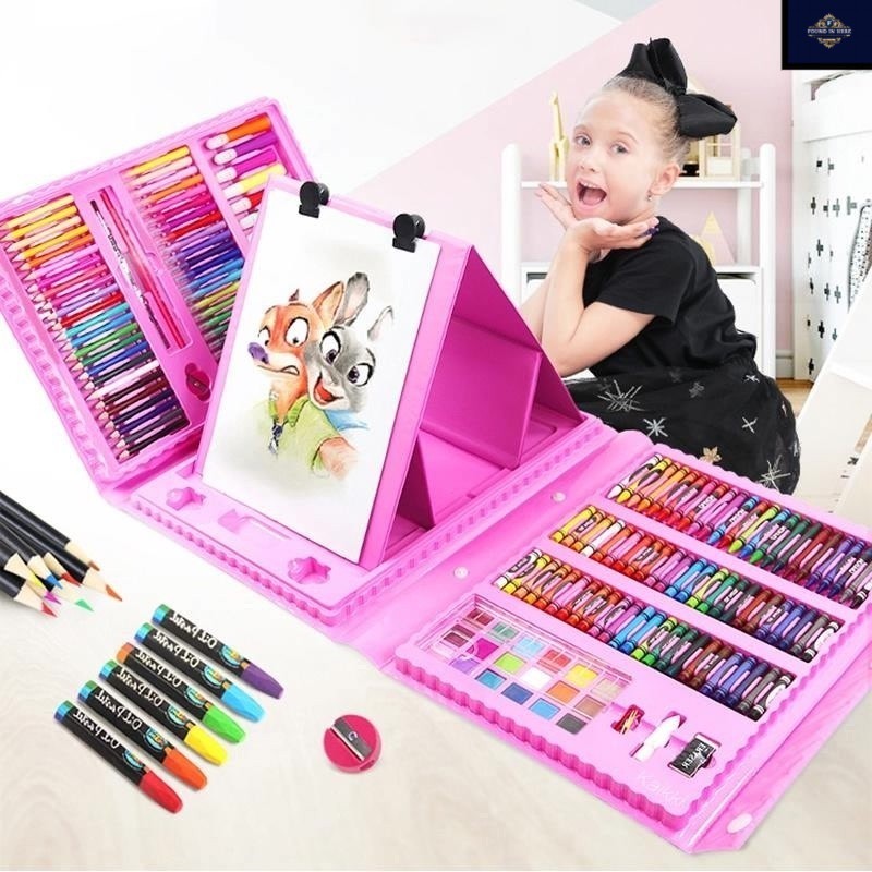 

KRAYON WARNA ART SET 208 PENSIL WARNA CRAYON WARNA SET 208 pcs & 150 pcs Warna