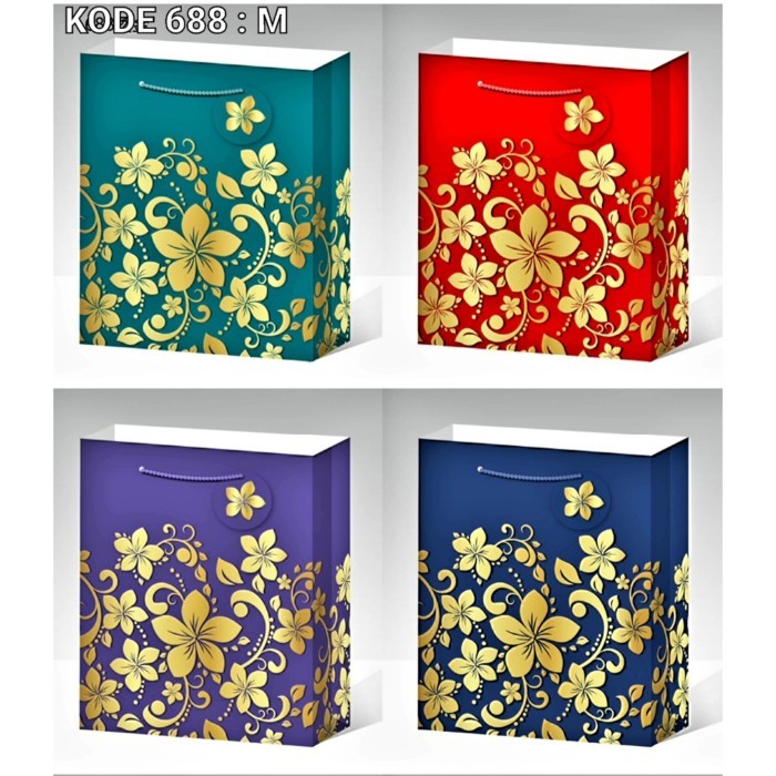 

Paper Bag Merry Christmas Kado Kantong Natal Christmas Gift Goodie Bag - KODE 688, S