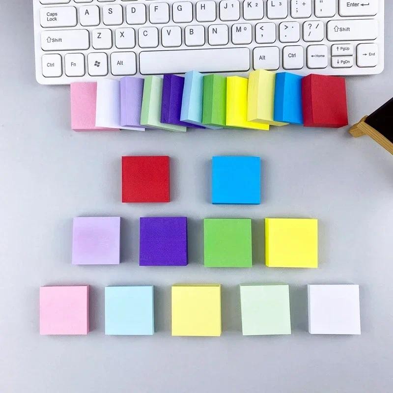 

New 1100 Sheets Colored Sticky Notes Scrapes Stickers Paper Colorful Notepad Writing Pads School Stationery Office Supplies