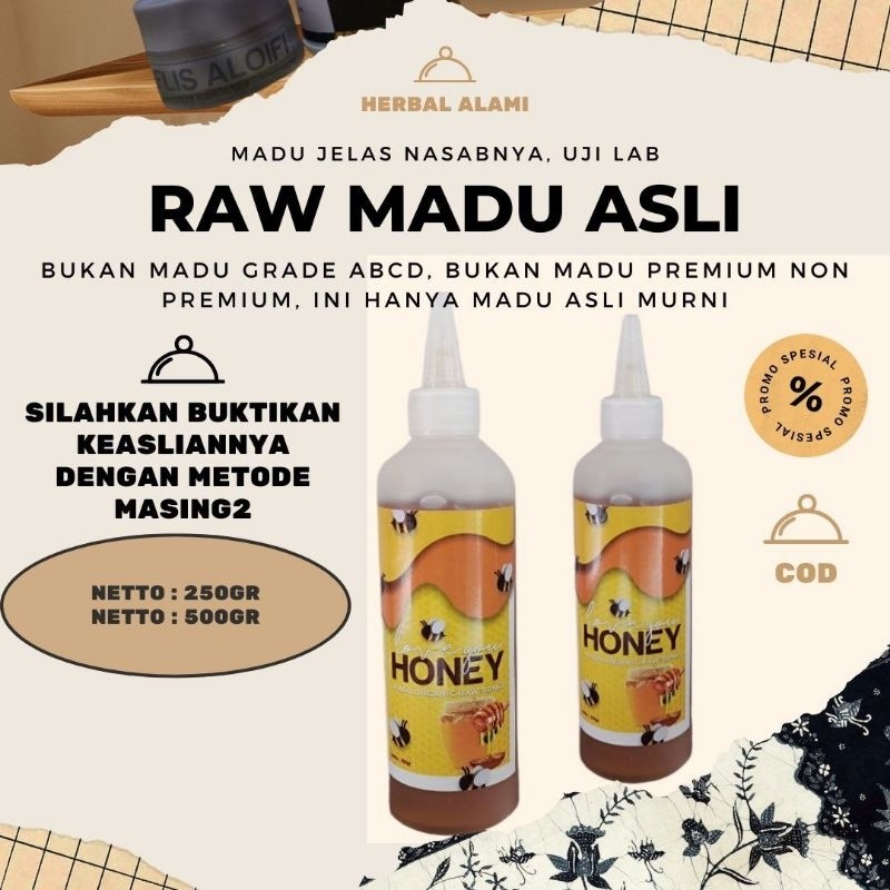 

Madu Murni Asli, Bukan Madu Grade ABCD, Bukan Madu Premium Non Premium, Ini Madu Murni